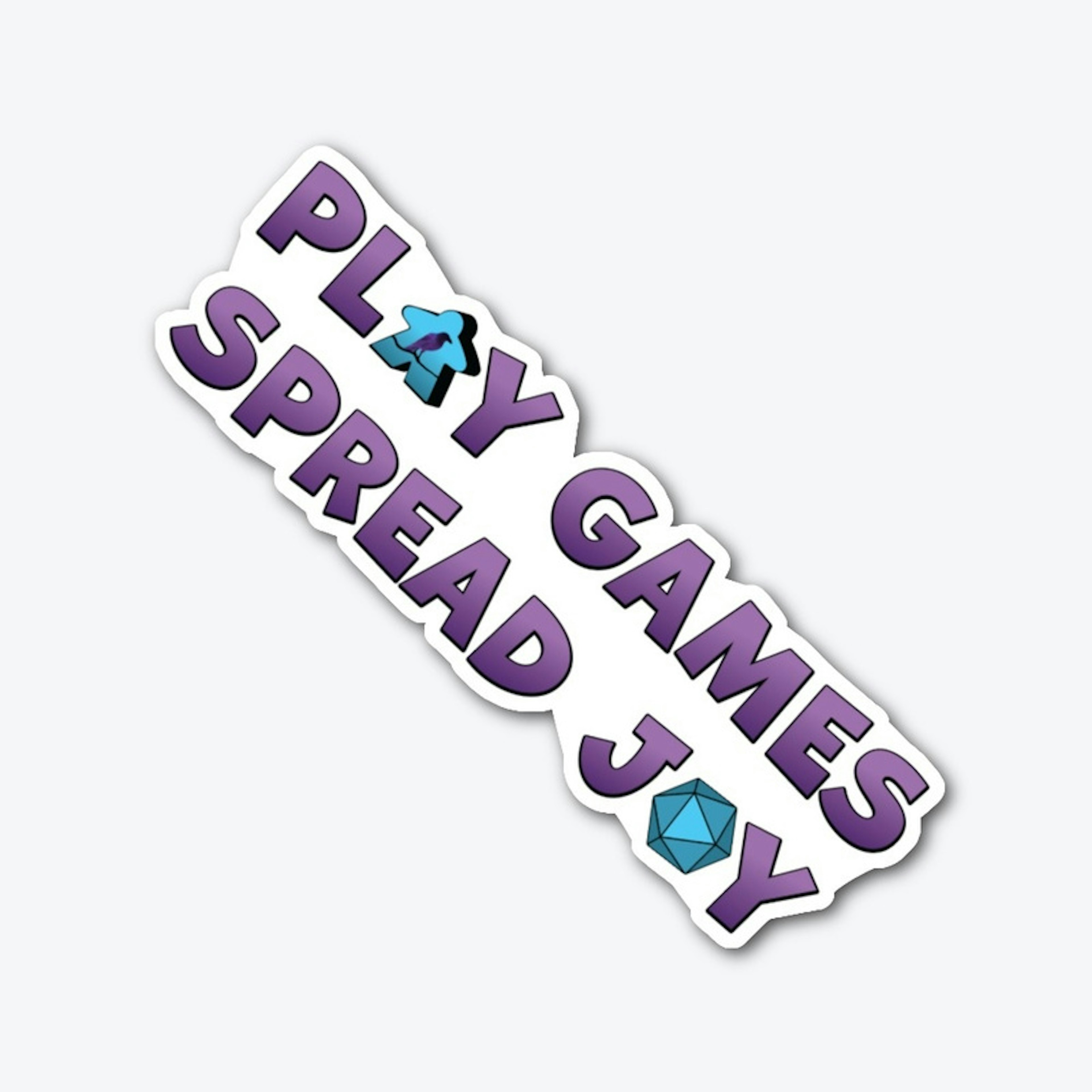 Play Games Spread Joy Sticker